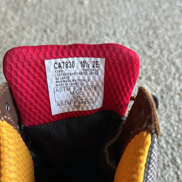 Brand new unworn Carolina boots.  Cancellor model composite toe 8”work boot - Picture 3 of 4